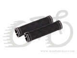 Ручки руля Longus RIPPLE, черный, с замком 38269